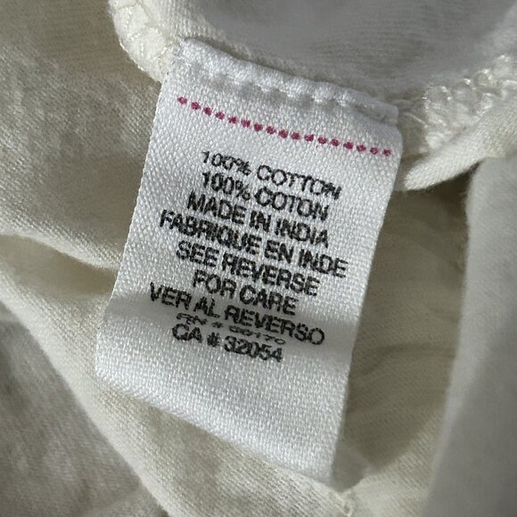 Free People Embroidered Cutaway Tank in Natural ASO Alex Russo - Picture 12 of 14